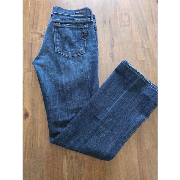 Citizens Of Humanity Denim - Citizens of Humanity Kelly #001 Low Waist Bootcut Jeans Blue Size 29